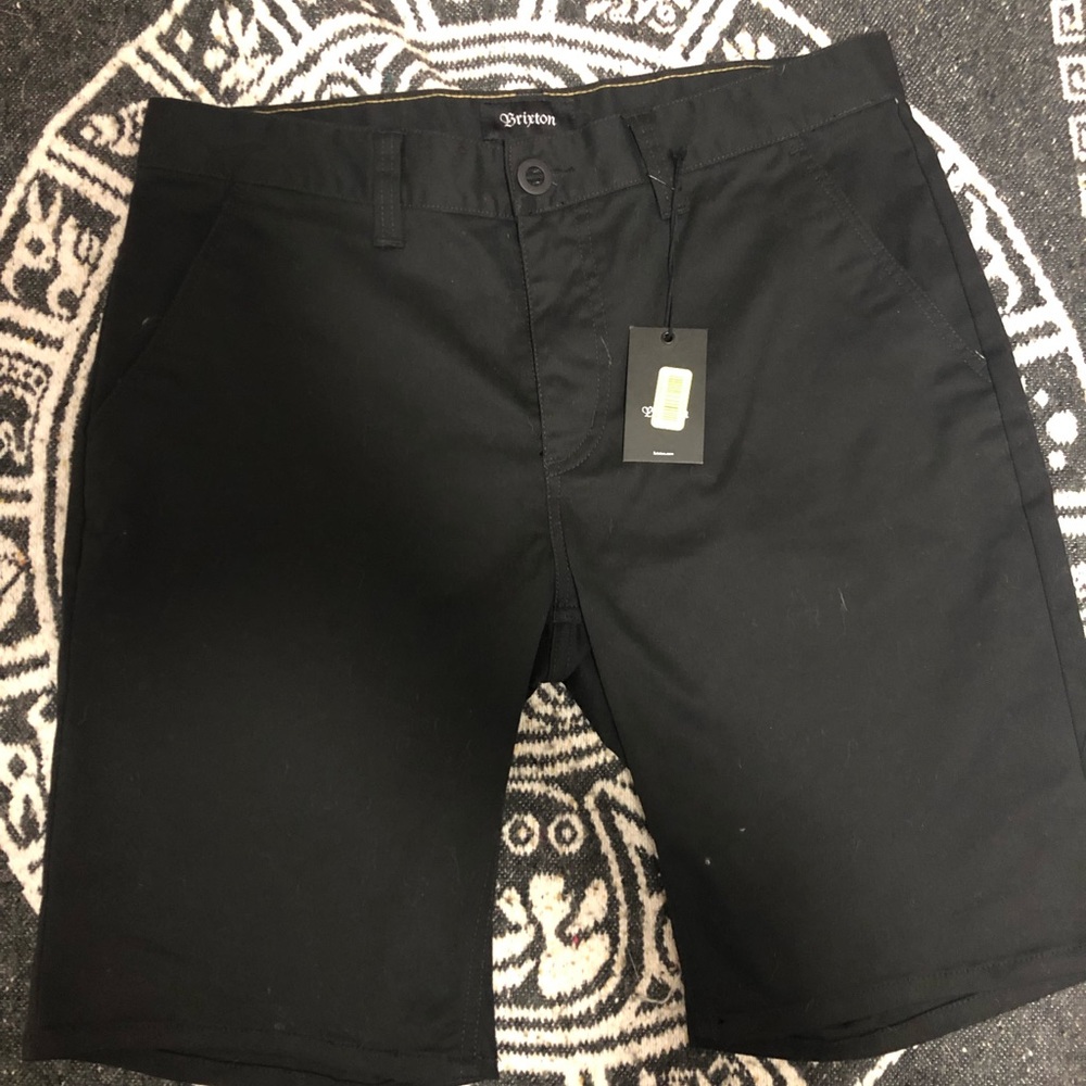 Black Brixton Shorts Sz. 34. Brand New.
